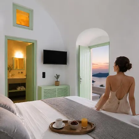 Appart hôtel S For Santorini Unique Suites- Volcano, Sunset&caldera View!
