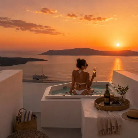 Appart hôtel S For Santorini Unique Suites- Volcano, Sunset&caldera View!